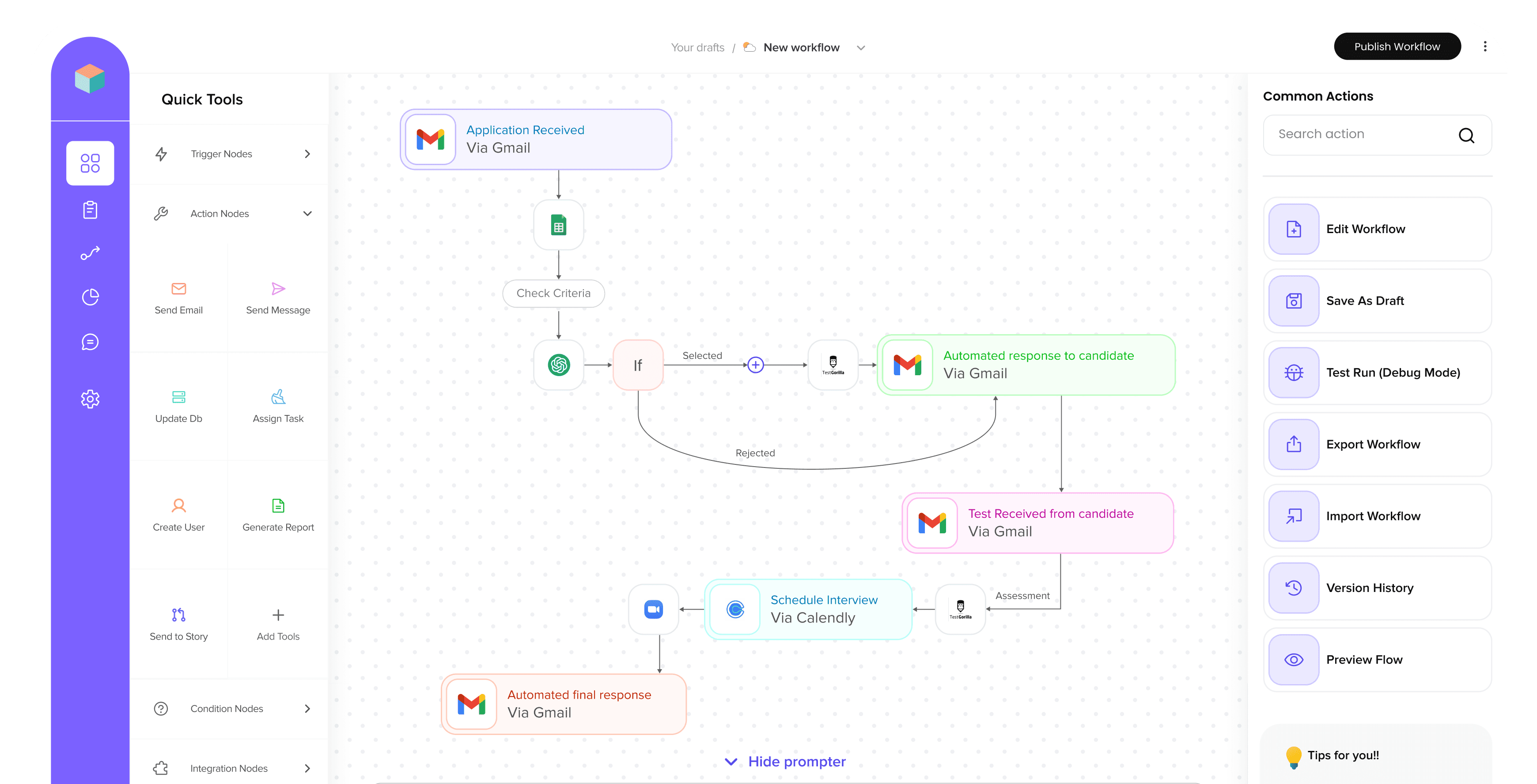 Workflow Builder – Automation Logic